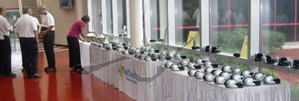 Fuar standı, alanında | kablosuz dinleme, kablosuz kulaklık, kablosuz mikrofon, tour guide, rehber dinleme, ses sistemi